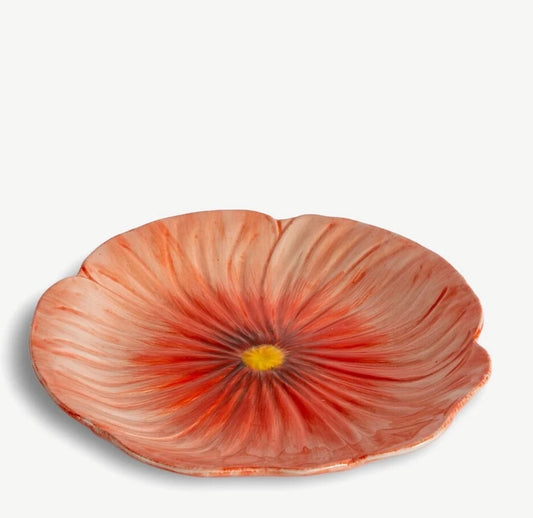 Poppy tallrik 21cm röd