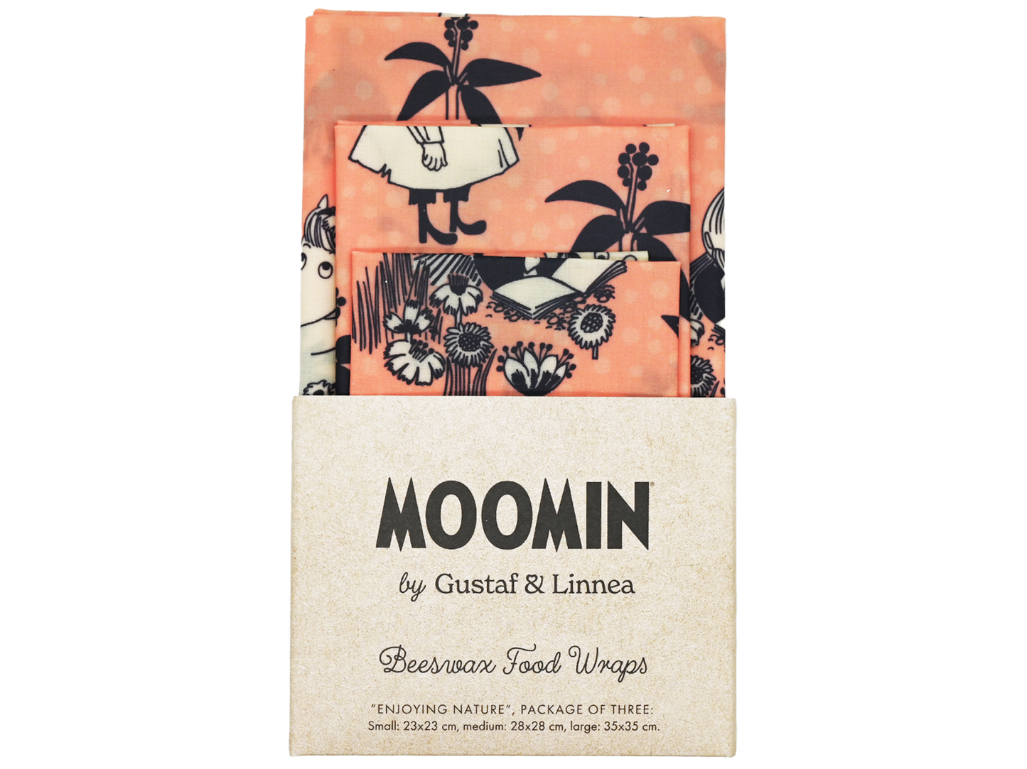 Moomin by G&L - Bivaxduk "Enjoying nature" Tre-pack